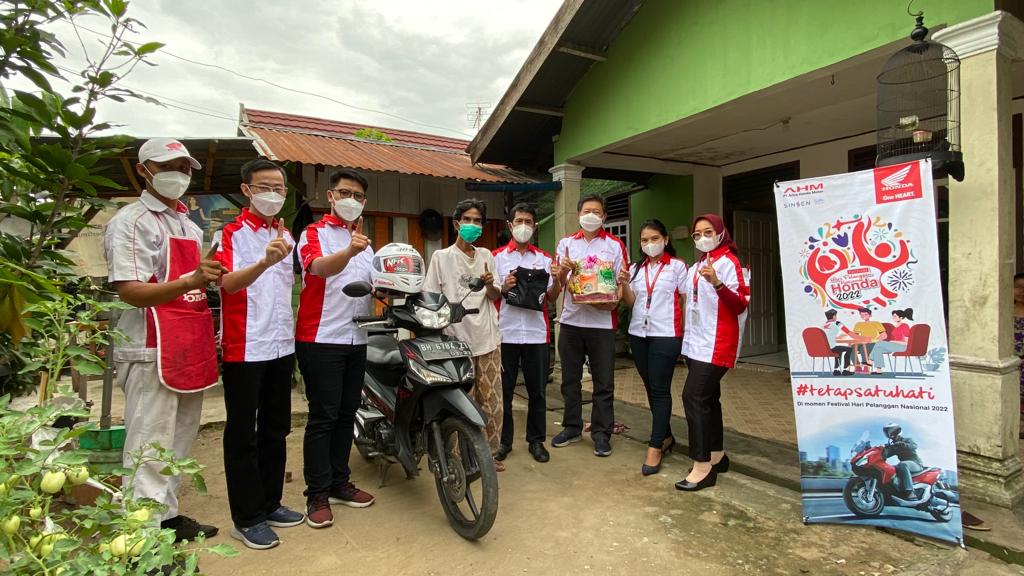 Sinsen dan AHASS melakukan service kunjung ke konsumen difabel Honda 