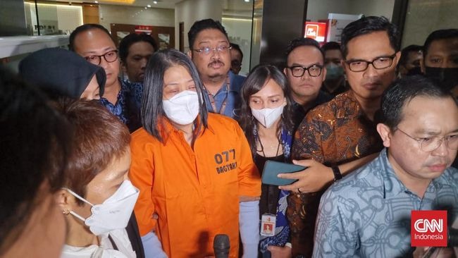 Bareskrim Polri saat tahan Putri Chandrawati 
