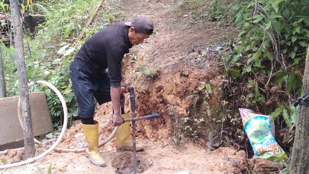 Bantuan sumur bor program TMMD ke 115