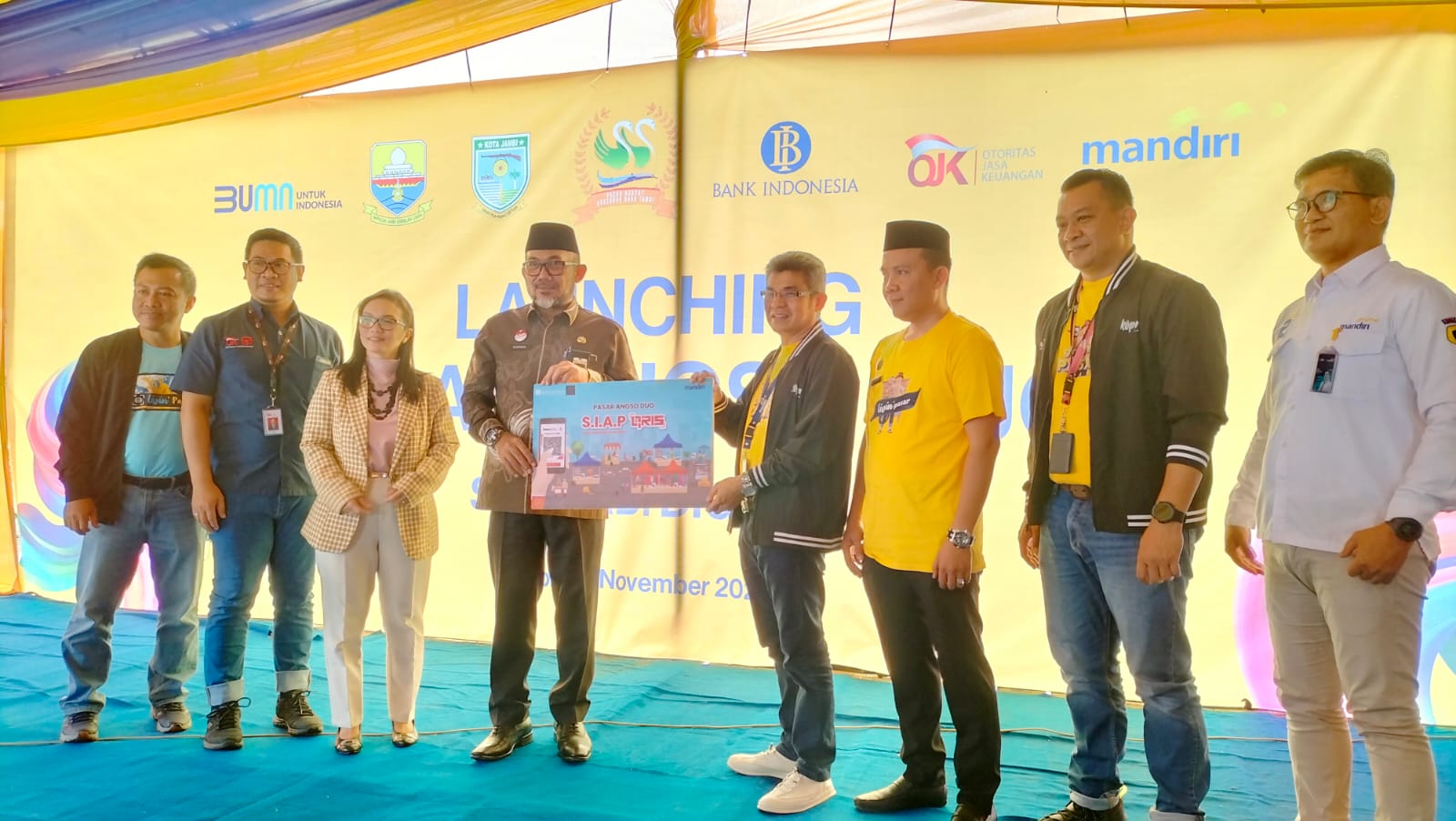 Bank Mandiri launching Pasar Angso Duo Baru Jambi 'SIAP' jadi pasar digital