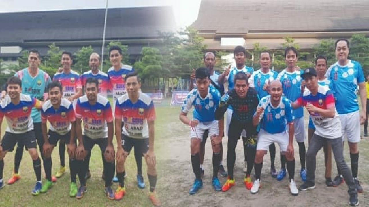 Foto para pemain Disdik Jambi di turnamen Futsal antara OPD Pemprov Jambi