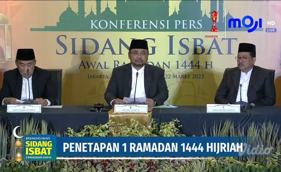 Pemerintah tetapkan 1 Ramadan Kamis 23 Maret 2023