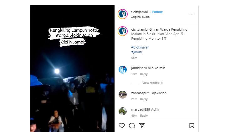 Warga Rengkiling dikabarkan blokir jalan 