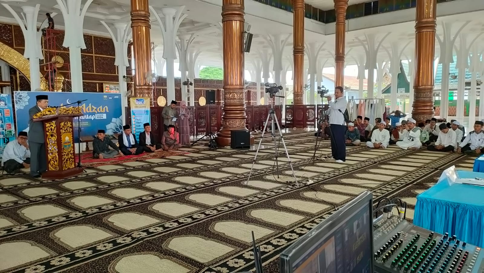 Gubernur Al Haris membuka secara resmi lomba azan Jambi Mantap 1444 H, Senin (10/4)