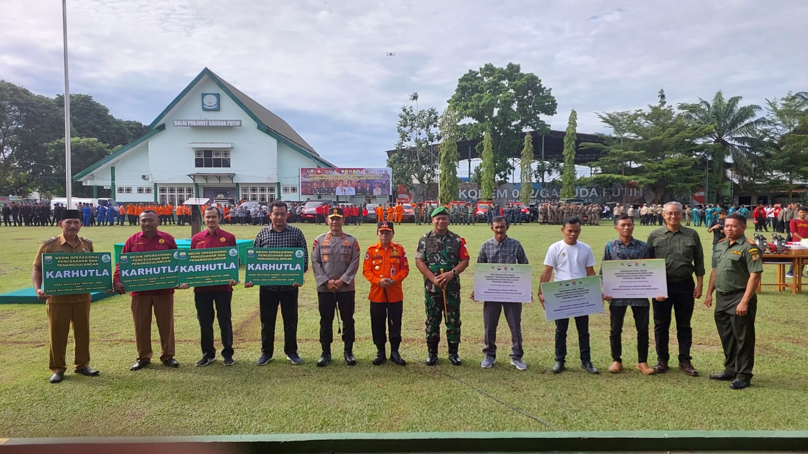 Al Haris Pimpin Apel Siaga Darurat Penanganan Bencana Kekeringan dan Karhutla, Senin (8/5)
