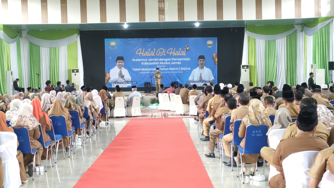 Halal Bihalal Al Haris bersama ASN dan masyarakat Muaro Jambi, Senin (15/5)