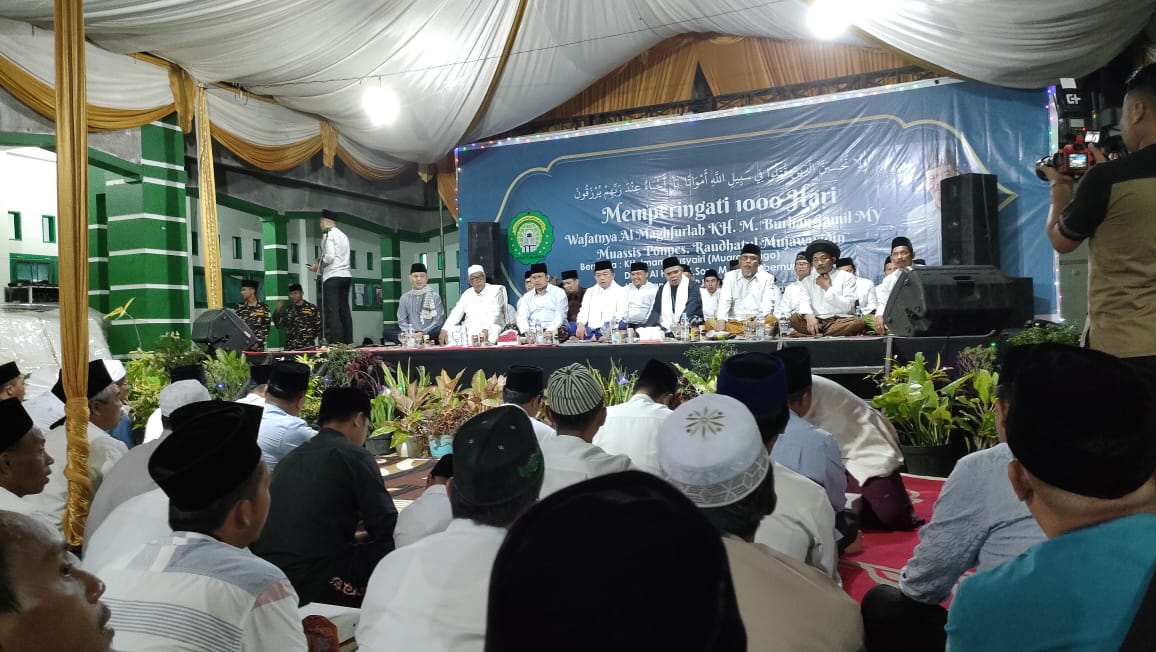 Al Haris Hadiri Peringatan 1000 Hari Wafatnya KH M Burhan Jamil, Kamis (18/5) malam