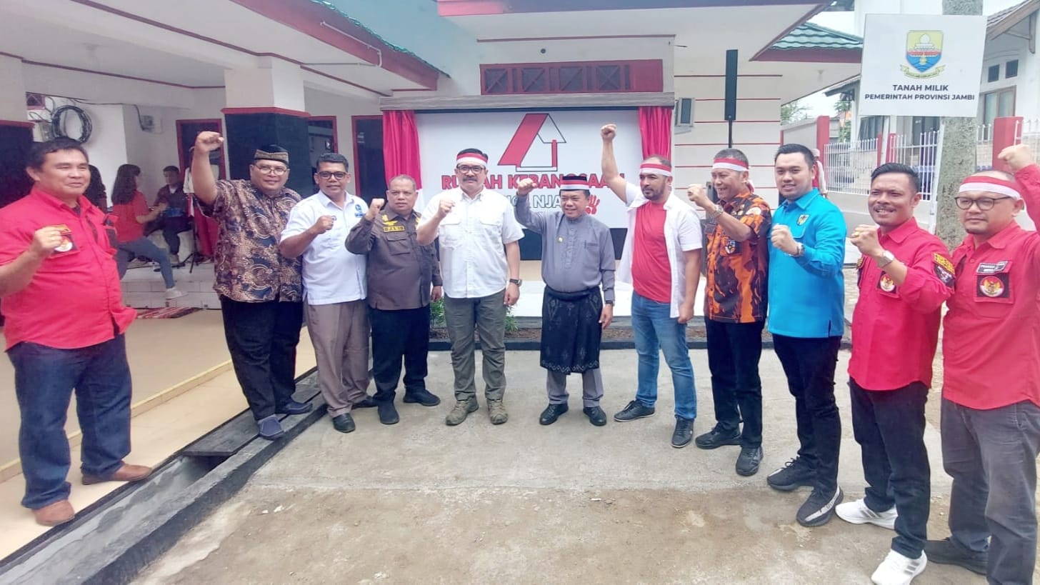 Al Haris saat peresmian Rumah Kebangsaan Siginjai, Kamis (1/6)