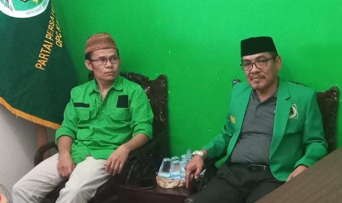 Ketua DPC PPP Merangin Idham Khalid dan Sekretaris DPC PPP Merangin, Muhlisin