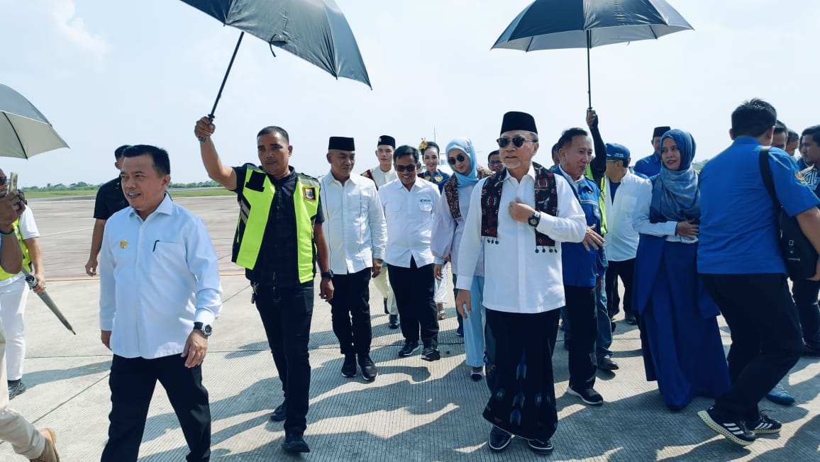 Al Haris Sambut Kedatangan Mendag Zulkifli Hasan di Jambi, Sabtu (23/9)