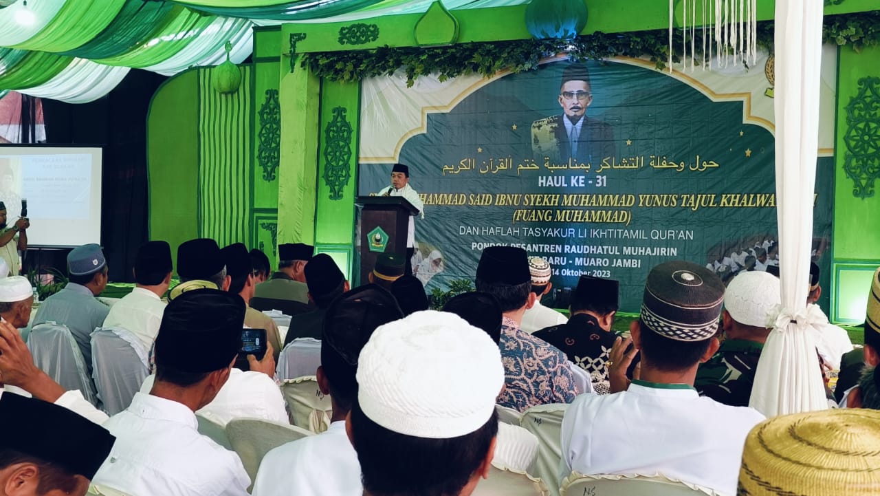 Al Haris hadiri haul ke 31 Fuang Muhammad di Tangkit Baru, Sabtu (14/10)