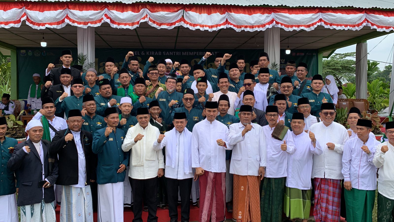 Edi Purwanto hadiri peringatan Hari Santri Nasional di Rimbo Bujang, Minggu (22/10)