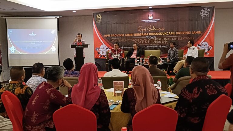 Pemprov Jambi dan KPU bahas sinkronisasi DPT Pemilu 2024