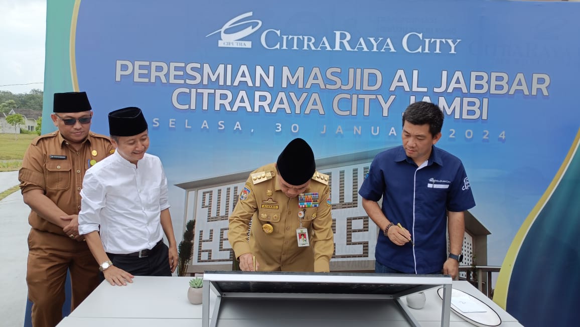 Al Haris resmikan Masjid Al Jabbar Citraraya City, Selasa (30/1)