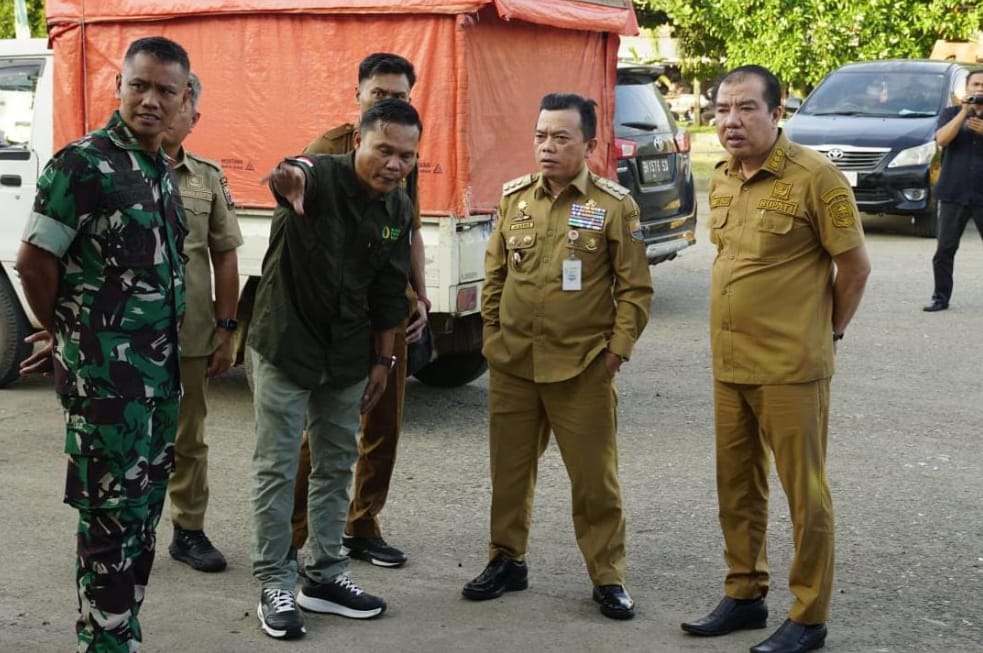 Al Haris pantau persiapan kunjungan Presiden Jokowi ke Merangin, Selasa (2/4)