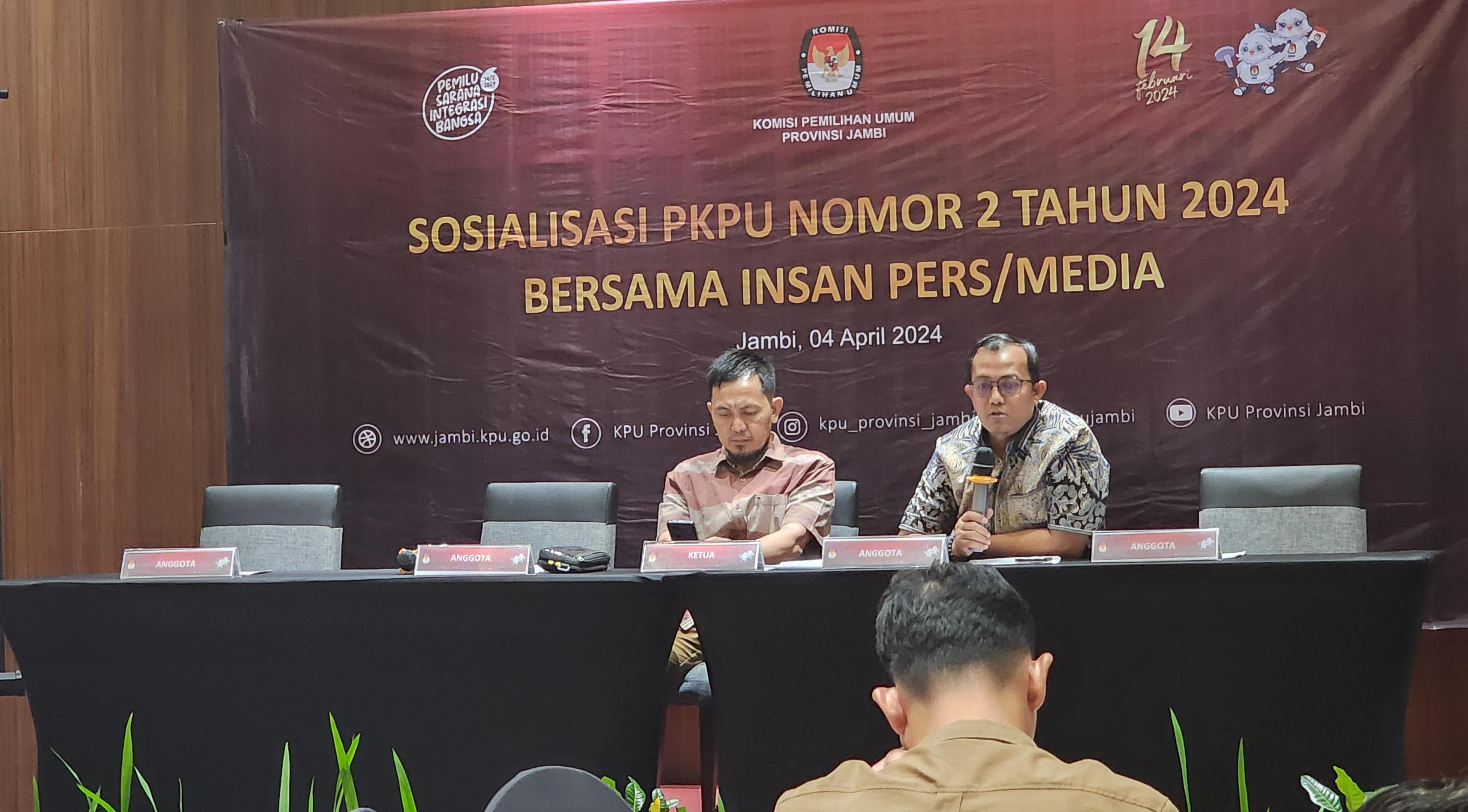 KPU Jambi sosialisasikan tahapan Pilkada serentak 2024