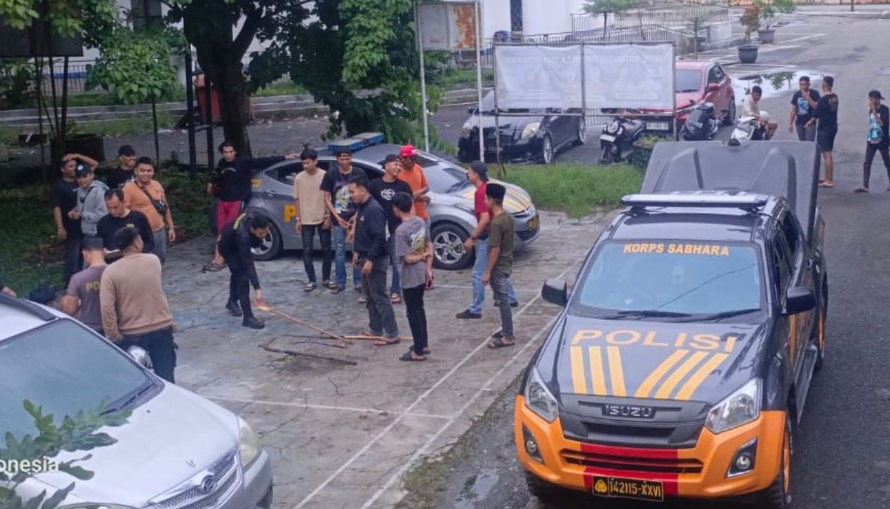 Polisi kembali amankan enam lemuda diduga genk motor saat patroli hingga dinihari