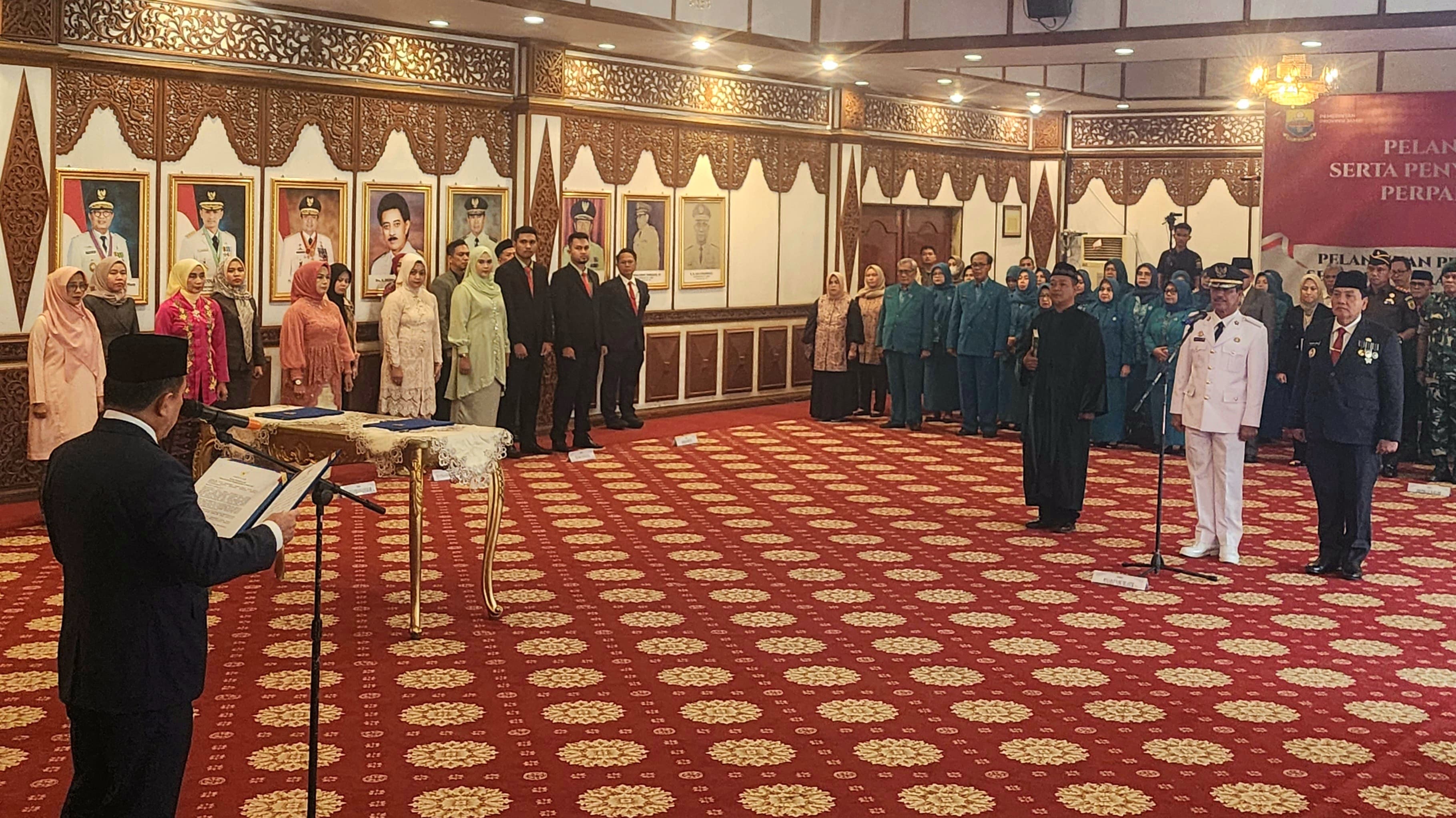 Al Haris lantik Pj Bupati Muaro Jambi dan Sarolangun, Rabu (22/5)