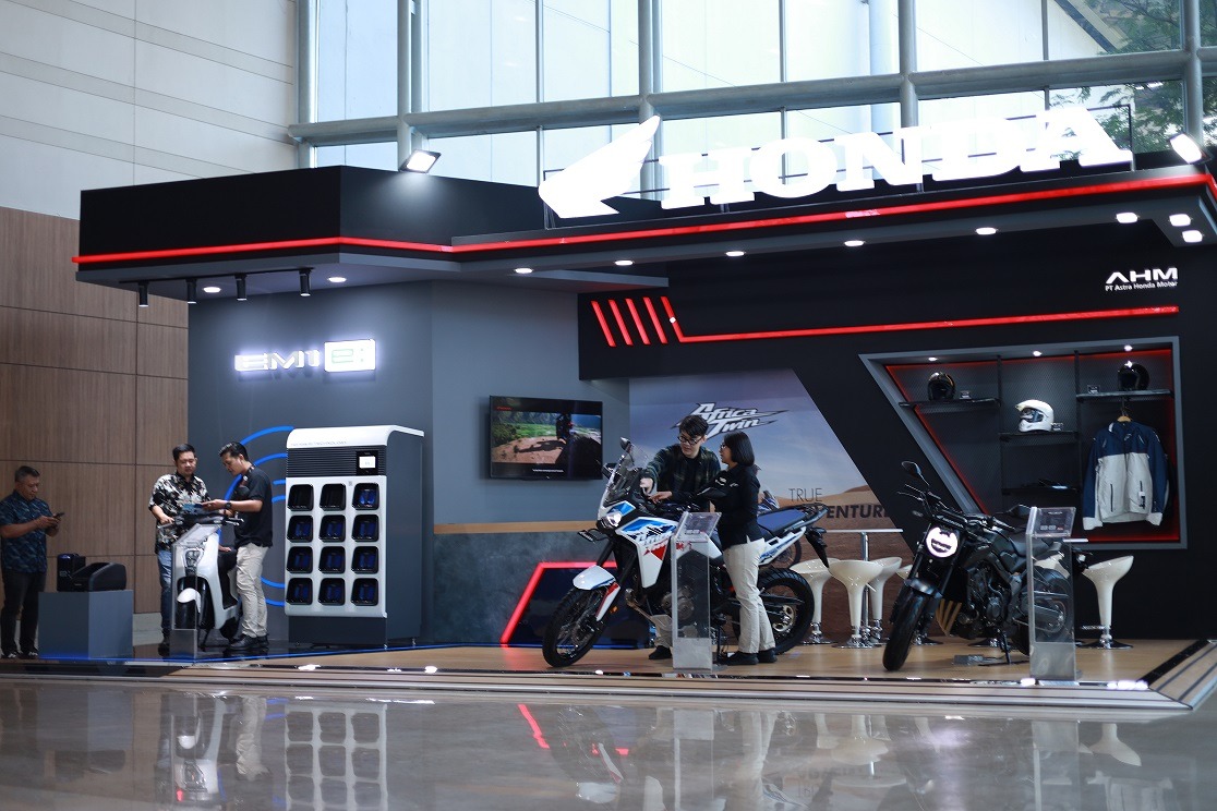 Honda EM1 e: dan deretan motor berteknologi tinggi sapa pengunjung GIIAS 2024