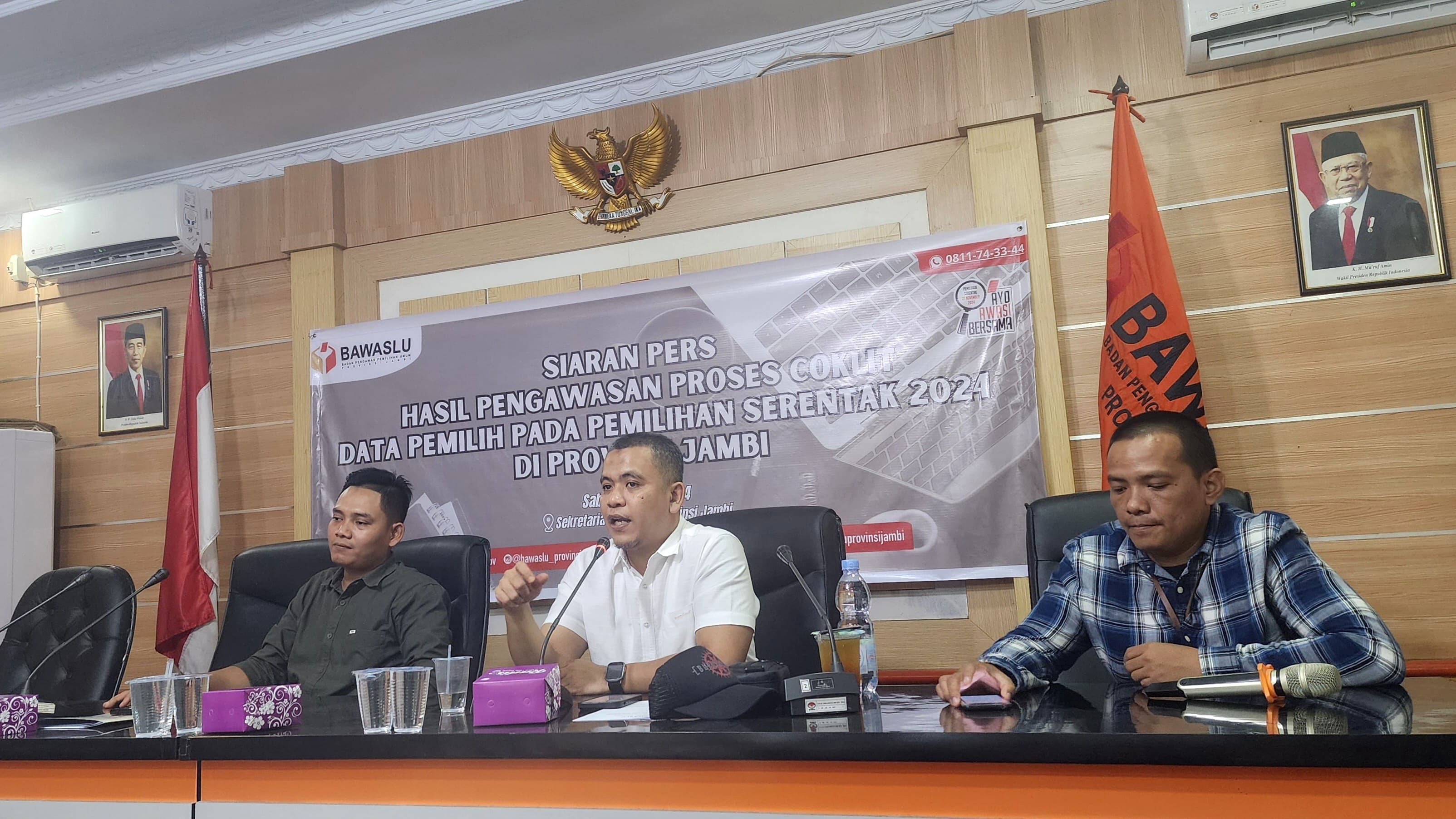 Bawaslu Jambi rilis pengawasan tahapan Coklit, Sabtu (27/7)