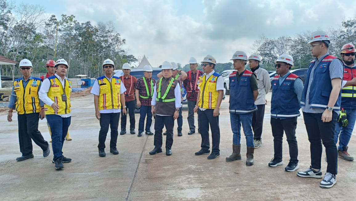 Al Haris pantau pembangunan Tol Baleno, Kamis (1/8)