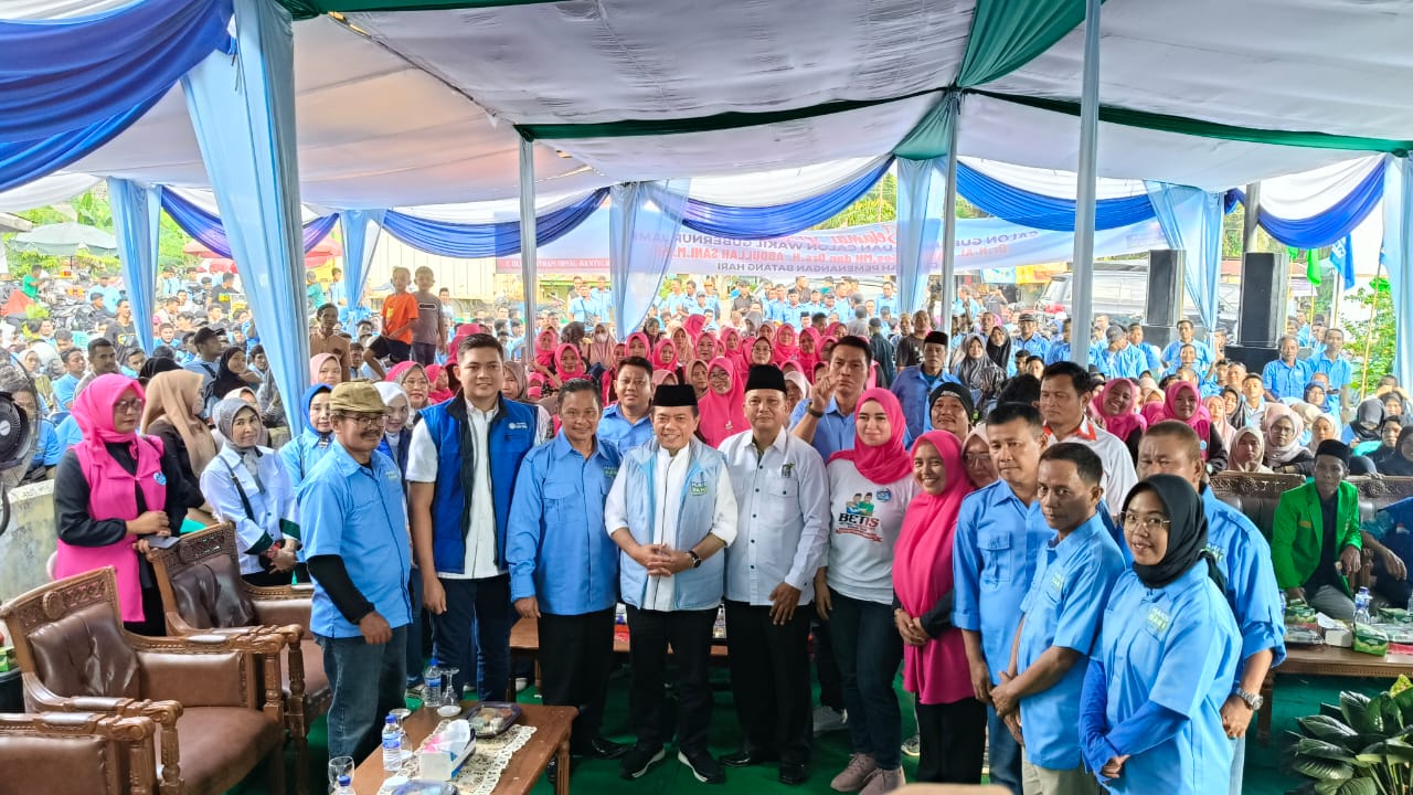 Pelantikan Tim Pemenangan Haris-Sani Batanghari, Sabtu (10/8)