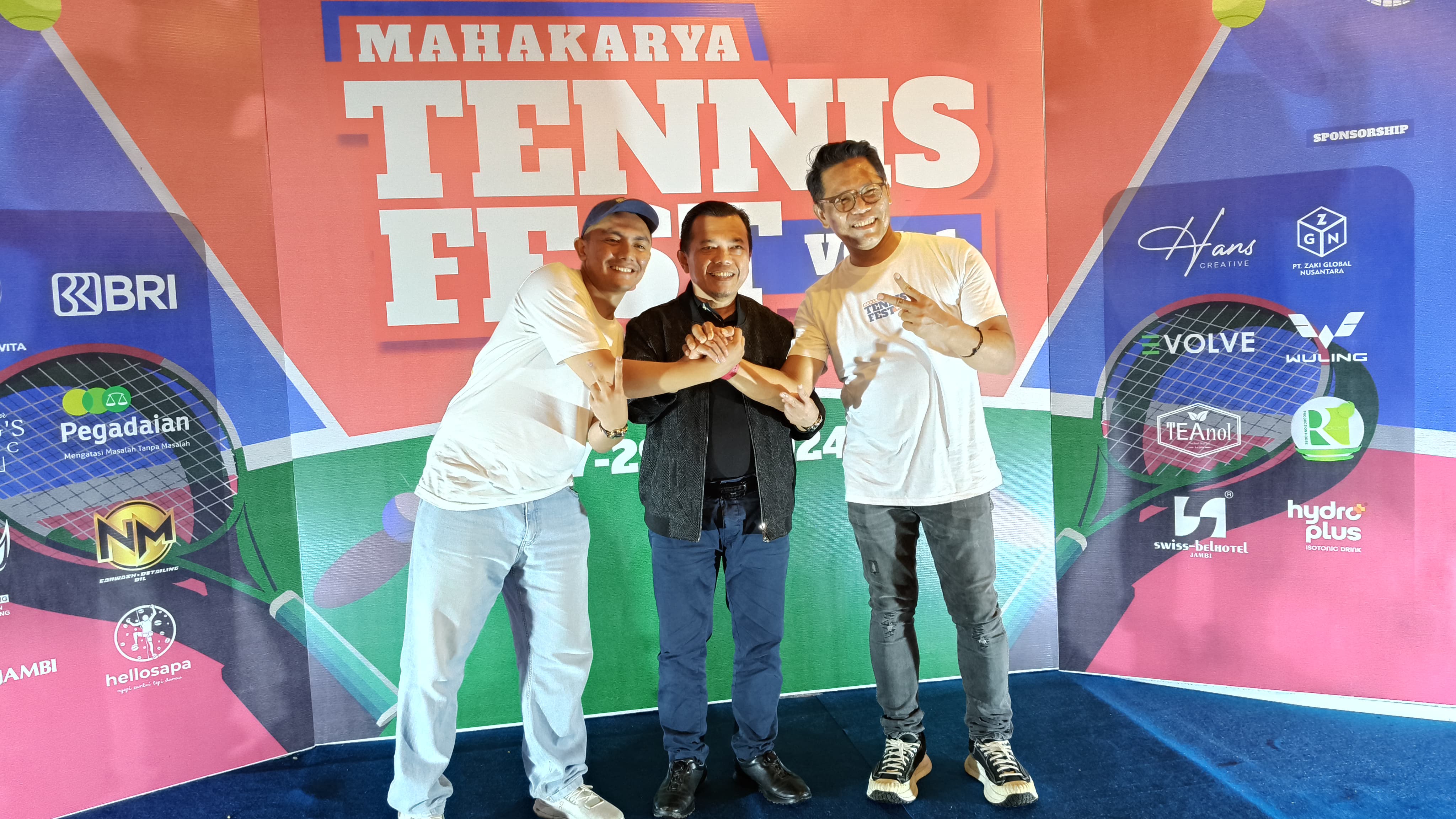 Al Haris tutup Mahakarya Tenis Vol I, Minggu (29/9) malam