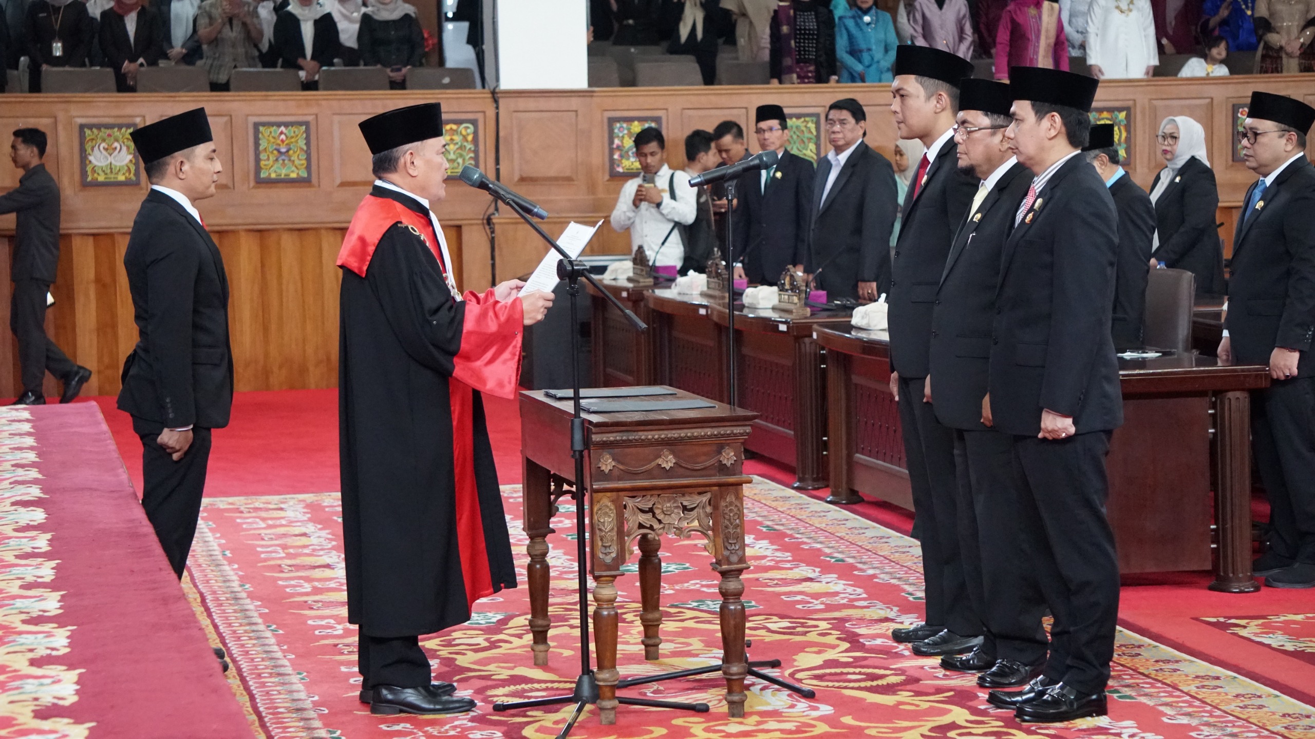 Pelantikan Pimpinan DPRD Provinsi Jambi periode 2024-2029, Sabtu (19/10)