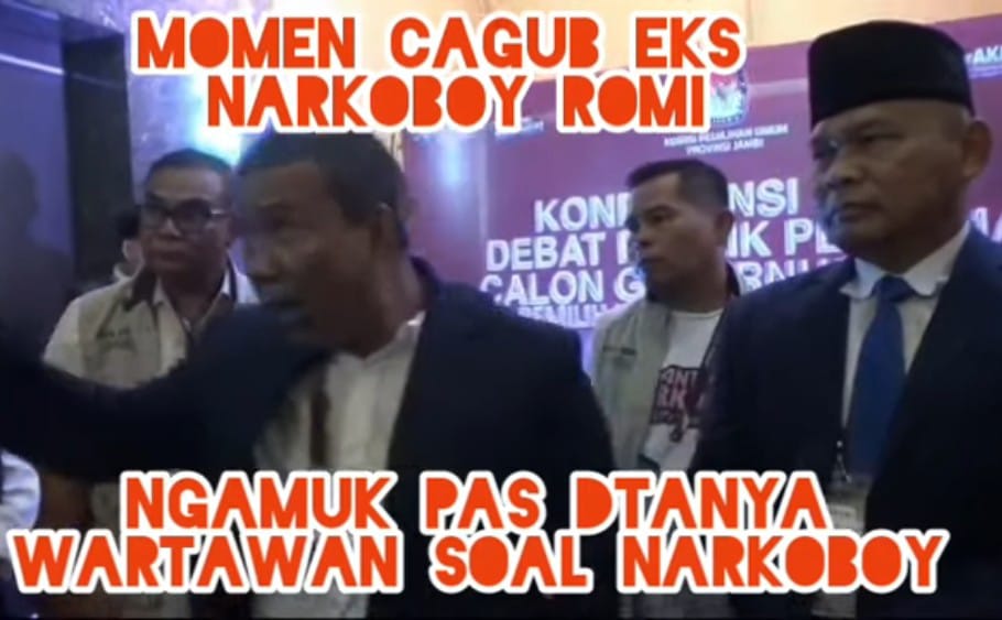 Momen Cagub RH saat marah ditanya soal narkoboy 