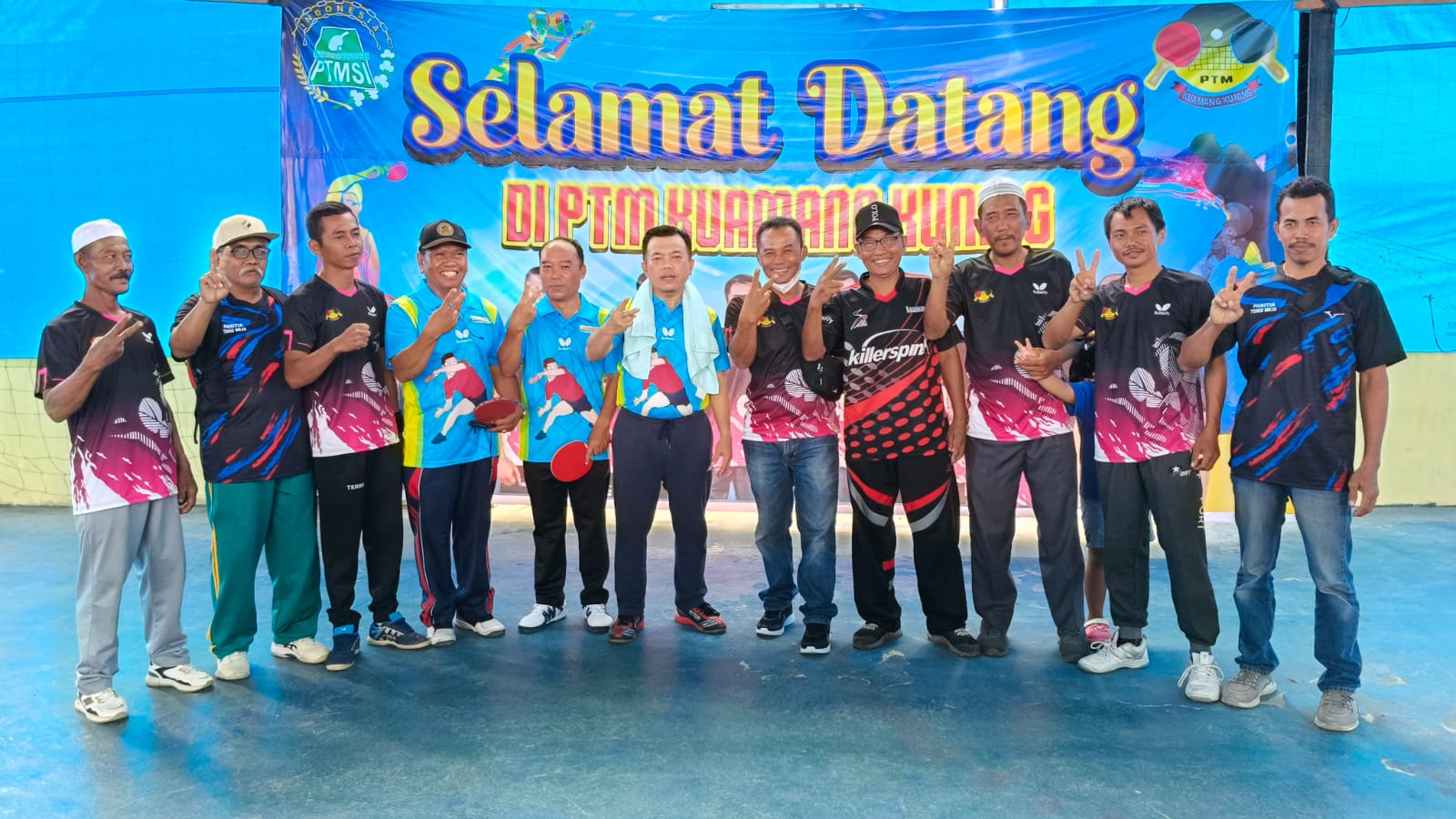 Al Haris buka open turnamen cup 1 tenis meja di Pelepat, Kuamang Kuning 