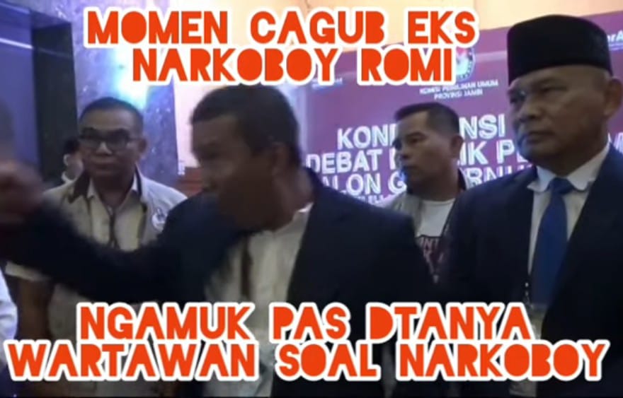 Momen Cagub RH ngamuk ditanya wartawan  soal narkoboy 