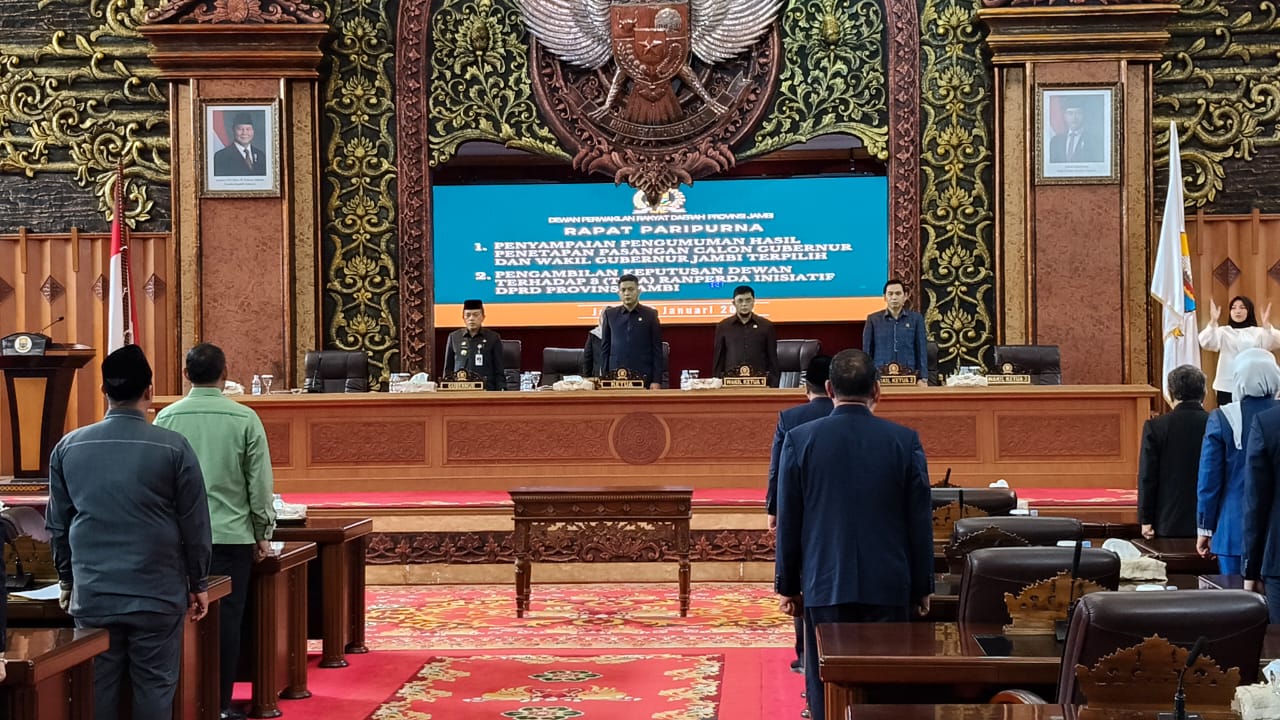 DPRD Jambi umumkan Al Haris-Sani sebagai Gubernur dan Wagub terpilih 2025-2030