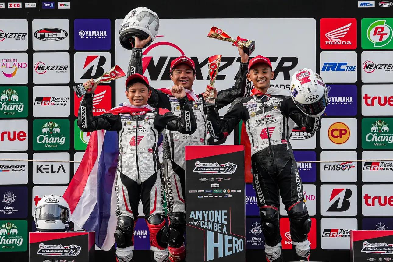 Pebalap binaan Astra Honda kibarkan Merah Putih di Thailand dan Italia
