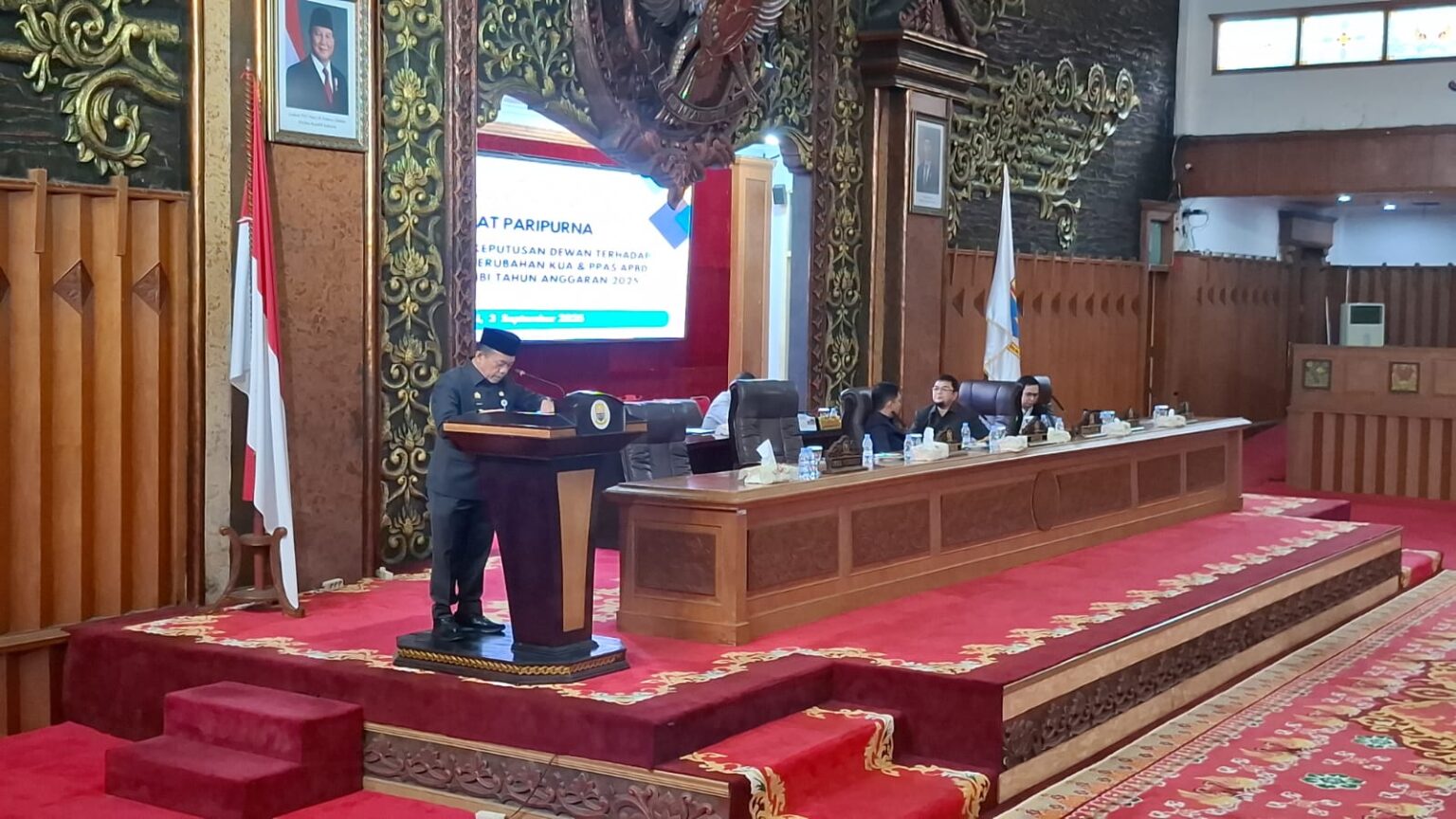 Perubahan KUA-PPAS APBD Provinsi Jambi 2025 disetujui DPRD