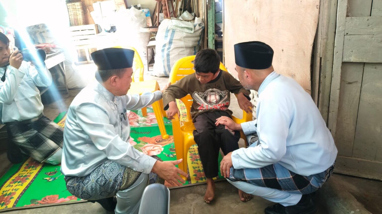 Al Haris saat mengunjungi Misba