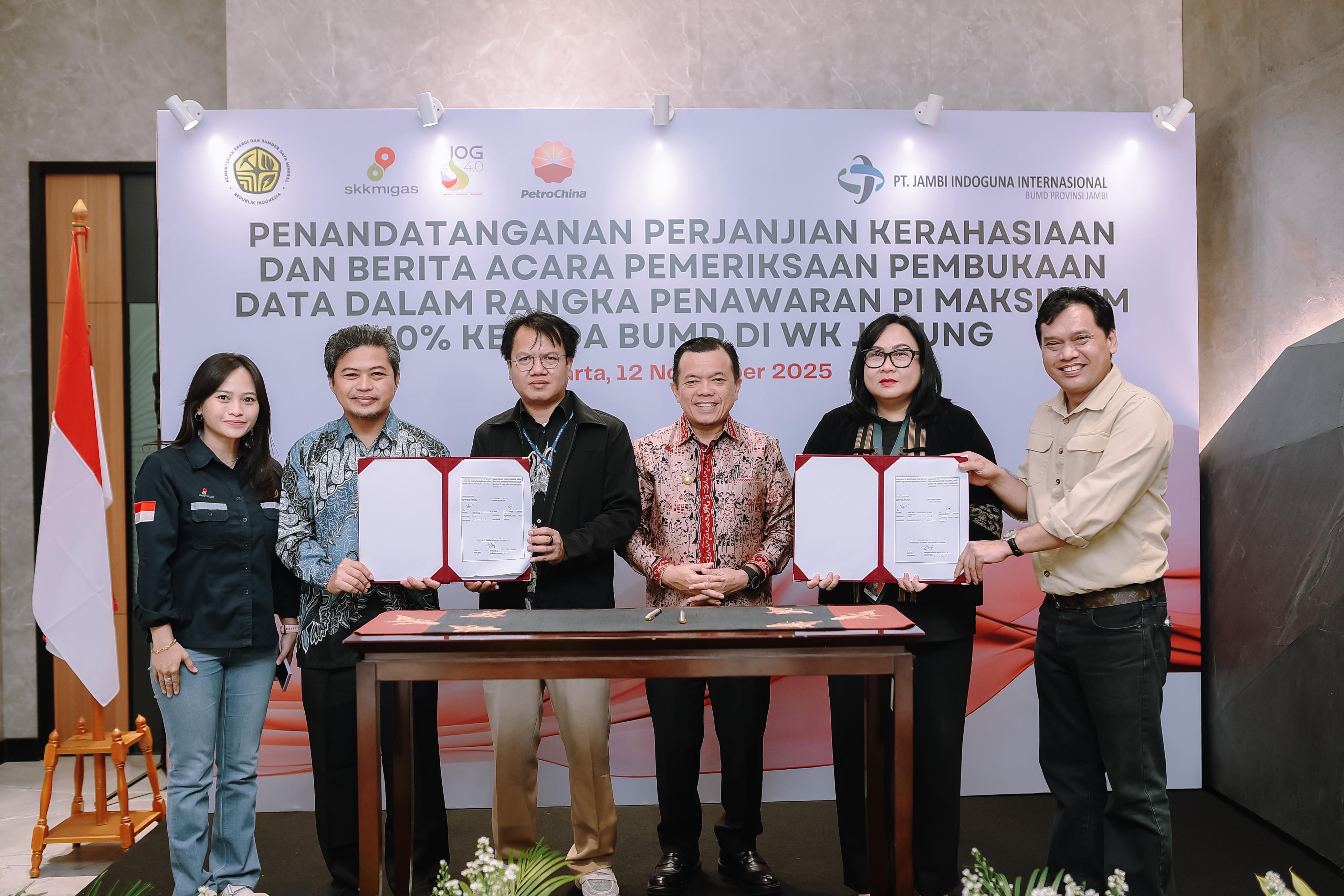 Proses PI maksimum 10 persen wilayah kerja Jabung memasuki tahapan pembukaan data