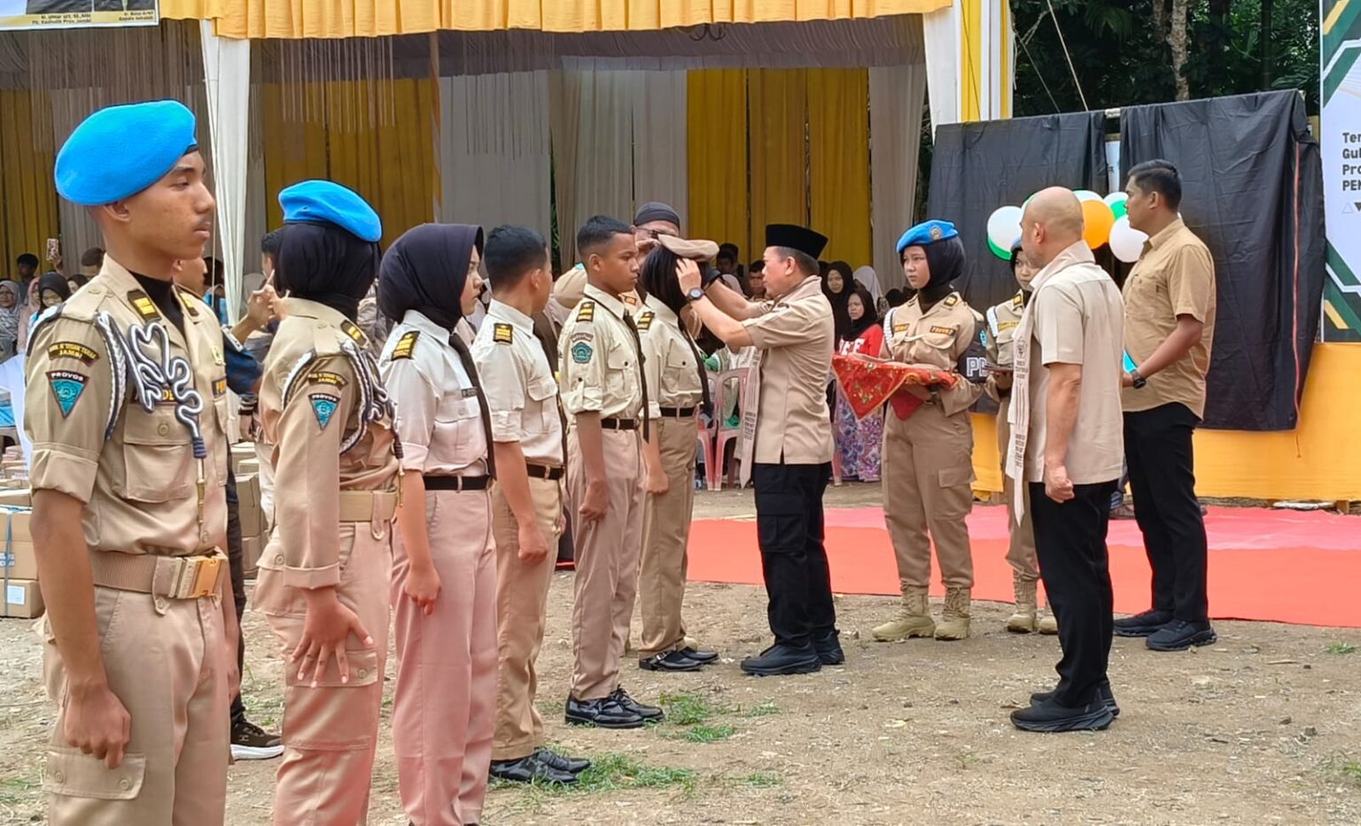 Gubernur Al Haris resmi launching dan lantik siswa SMKN Titian Teras Jambi di Bungo