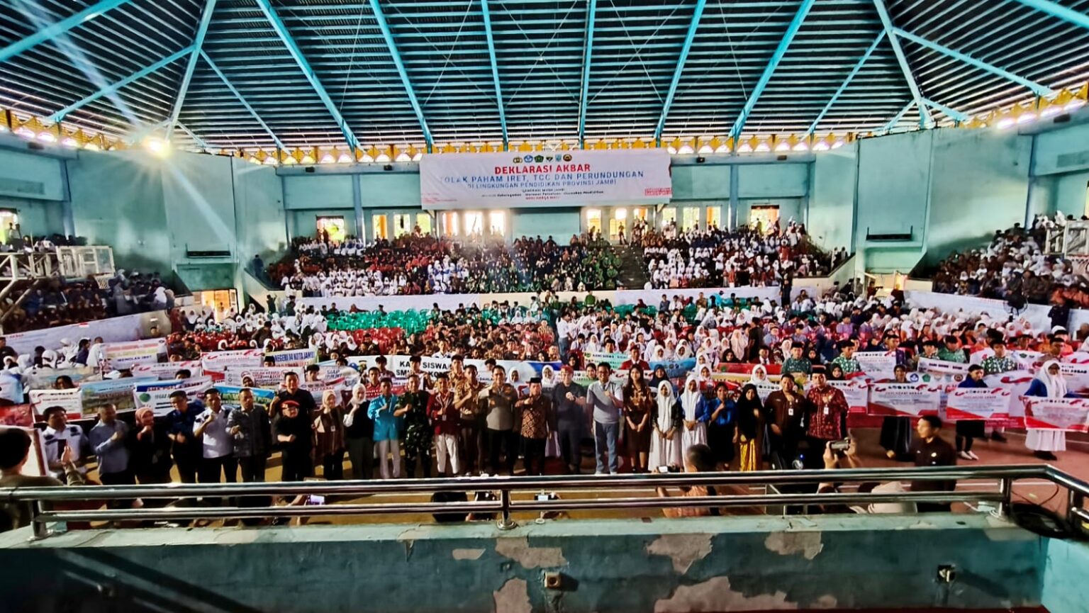 Ribuan Pelajar Jambi deklarasikan tolak radikalisme, TCC dan perundangan di lingkungan pendidikan
