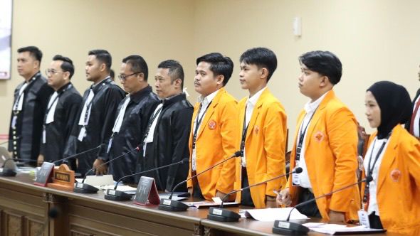 Sidang perdana empat mahasiswa UNJA uji KUHAP di MK RI