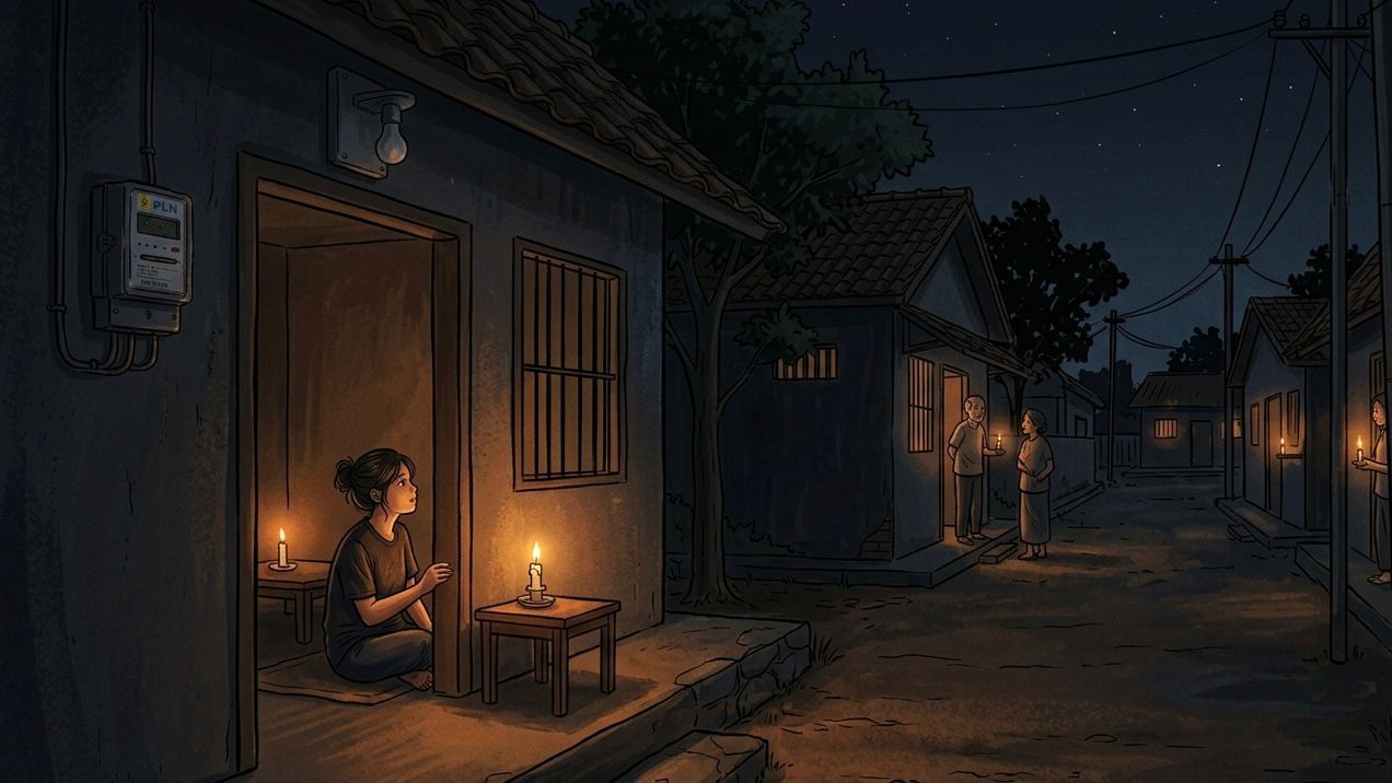 Ilustrasi listrik padam