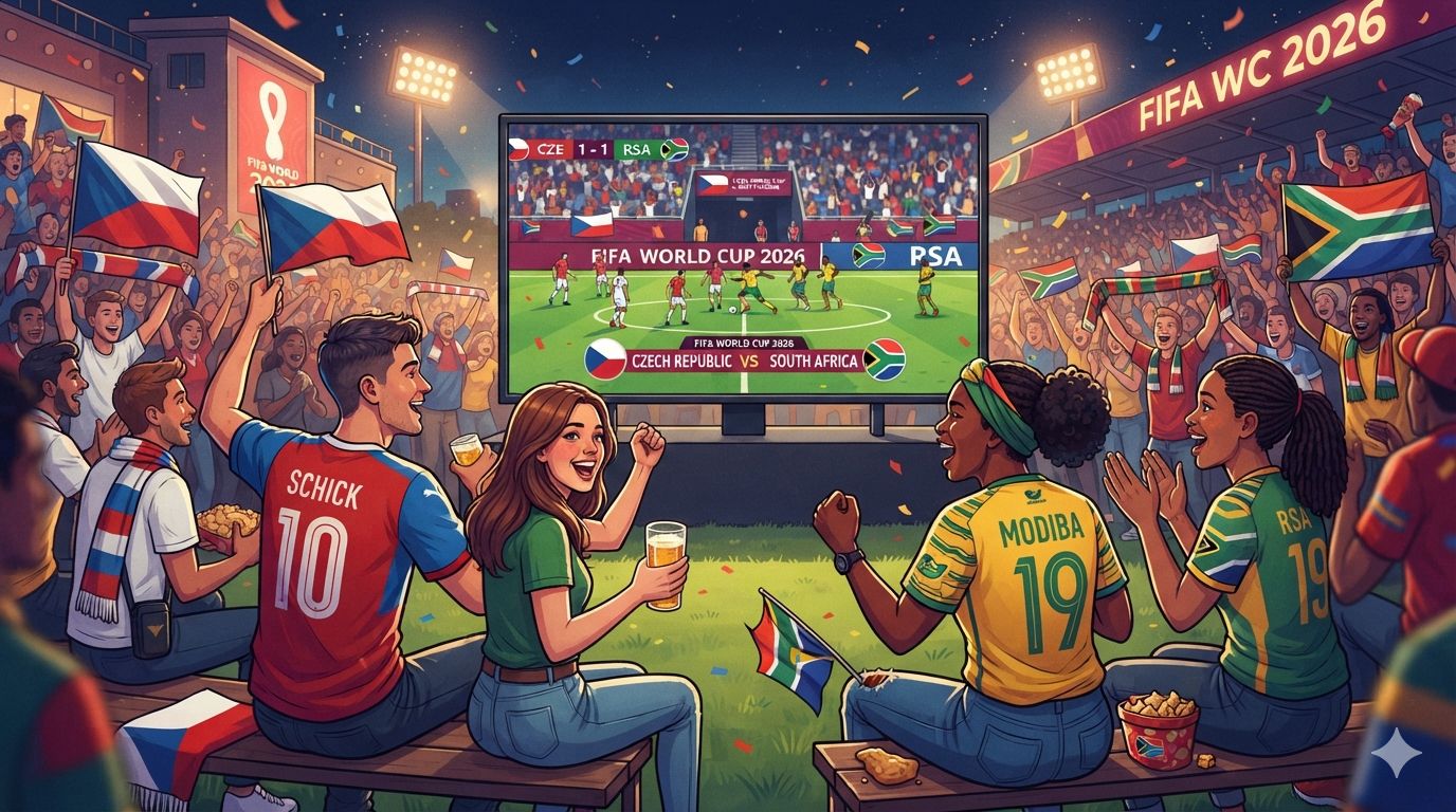 Ilustrasi nonton Piala Dunia 2026