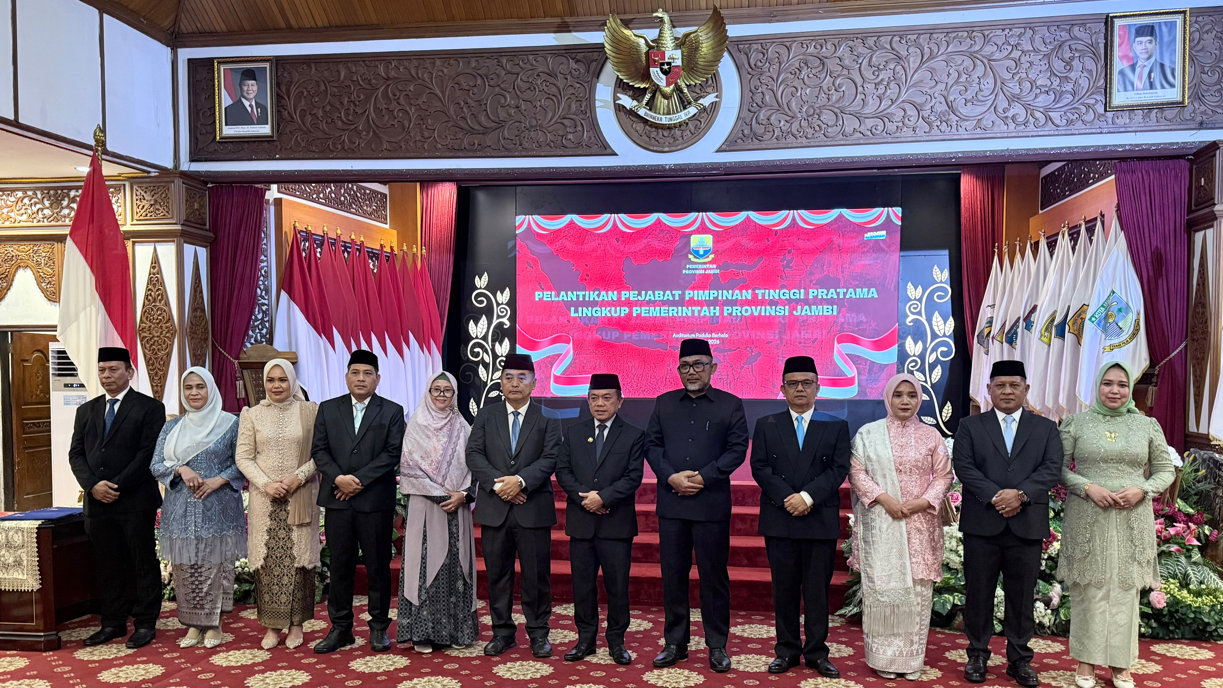 Al Haris dan 5 pejabat eselon II yang baru dilantik