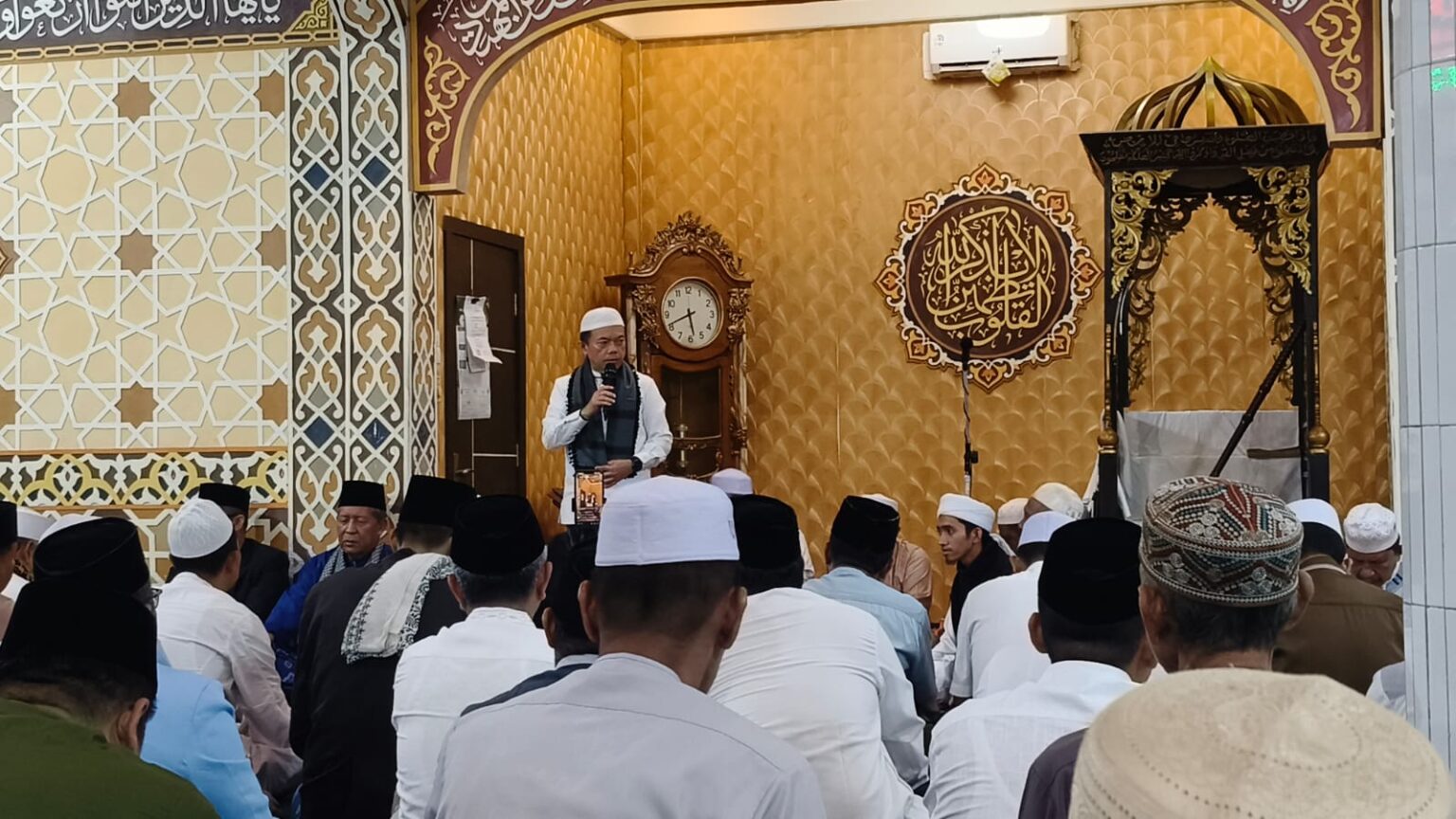 Safari subuh Pemprov Jambi di Masjid Taqwa, Kelurahan Talang Banjar, Kota Jambi