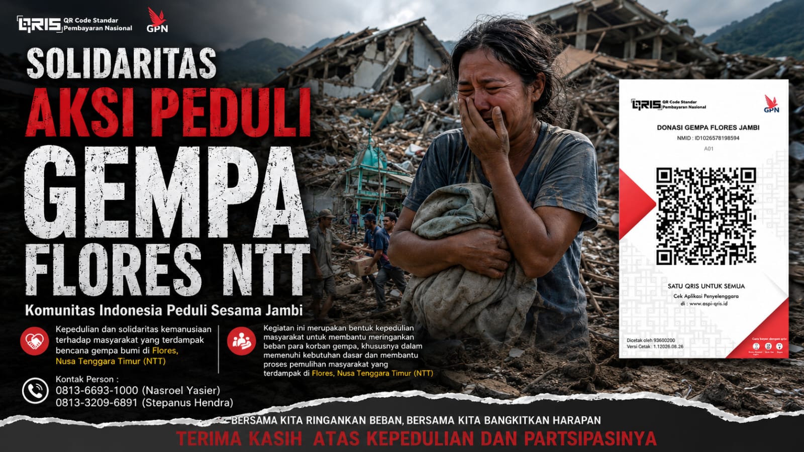 Komunitas Indonesia Peduli Sesama Jambi gelar galang dana untuk korban gempa Flores