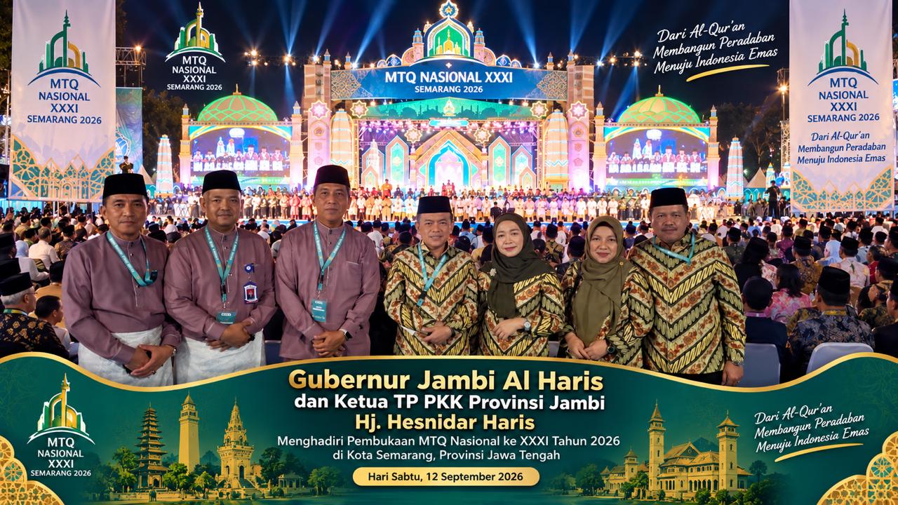 Gubernur Al Haris sambangi kontingen Jambi di Semarang