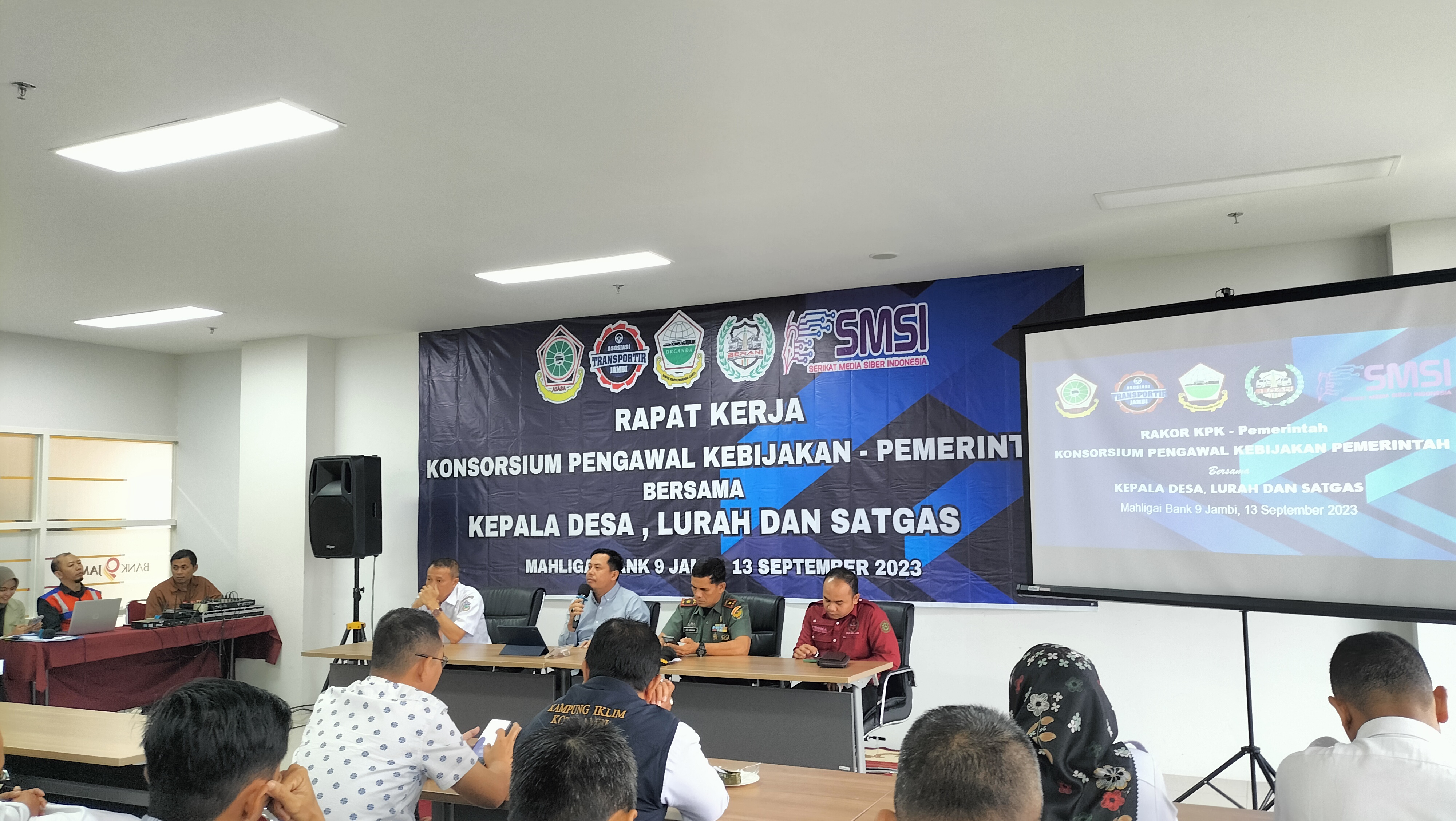 Raket KPK-P bersama Kades, Lurah dan Satgas, Rabu (13/9)
