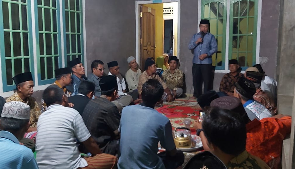Bacagub, Al Haris saat bertatap muka dengan masyarakat wilayah Durian Luncuk