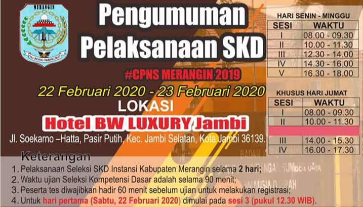 Tes CPNS Kabupaten Merangin 