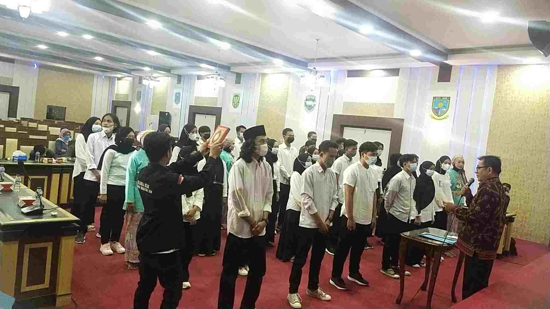 Pelantikan pengurus HIMASTE Jambi