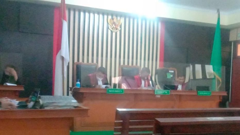 Suasana sidang dana hibah KPU Tanjab Timur